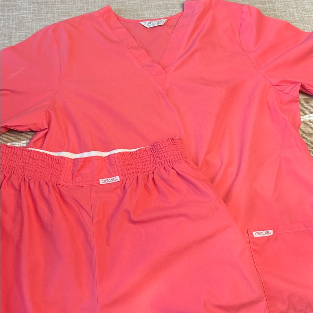 Pink Scrub Set